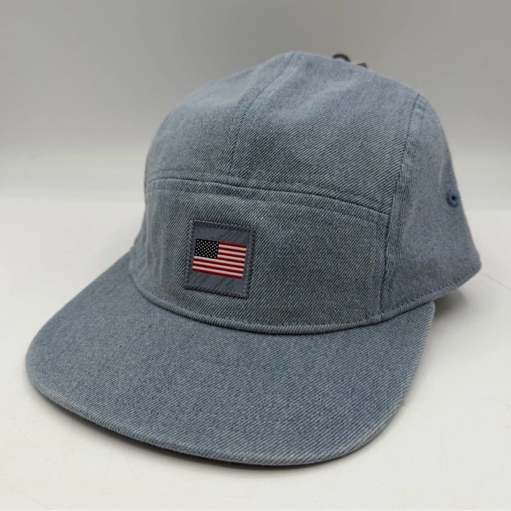 Men's Size M/L Nike Team USA Fly Dri-FIT Denim Cap Strapback Jean Hat Dad Cap